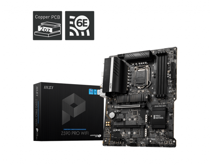 MSI MOTHERBOARD 590 (Z590 PRO WIFI) (FOR INTEL)